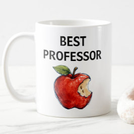 BESTE PROFESSOR Apple Educator Cadeau Koffiemok
