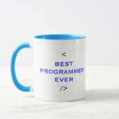 Beste programmeur ooit - Werelds beste codeur Pres Mok (Links)