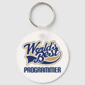 Beste programmeur van werelden sleutelhanger (Voorkant)