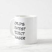 "Beste projectmanager ter wereld" Koffiemok (Voorkant links)
