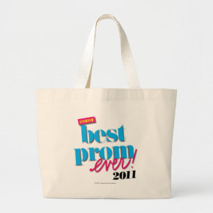 Beste Prom-server - Aqua Grote Tote Bag