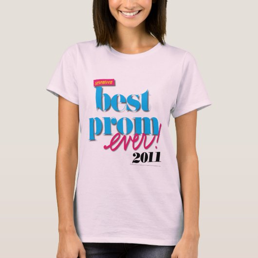 Beste Prom-server - Aqua T-shirt (Voorkant)