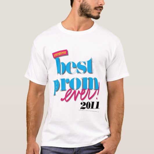 Beste Prom-server - Aqua T-shirt (Voorkant)