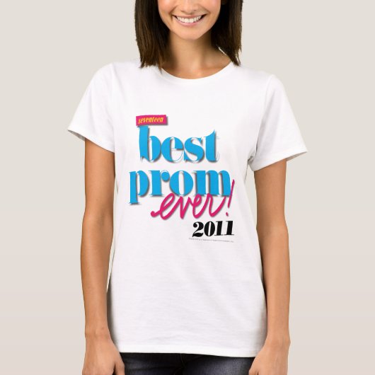 Beste Prom-server - Aqua T-shirt (Voorkant)