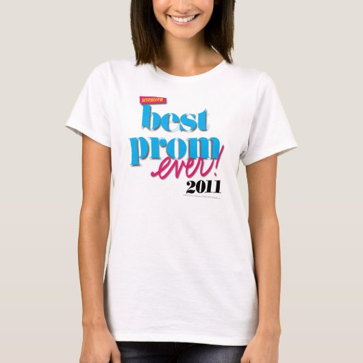 Beste Prom-server - Aqua T-shirt (Voorkant)