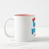 Beste Prom-server - Aqua Tweekleurige Koffiemok (Links)