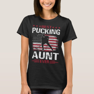 Beste pucking tante ooit hockey t-shirt