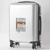 Beste Puck'n Papa Ooit Hockey Vader Vector Design_ Sticker (Koffer)