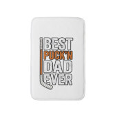 Beste Puck'n Papa Ooit Hockey Vader Vectorontwerp_ Badmat (Voorkant Verticaal)