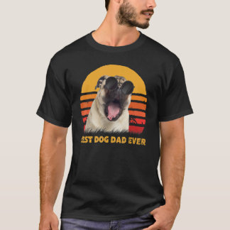 beste pug-hond pap op dag van papaver t-shirt
