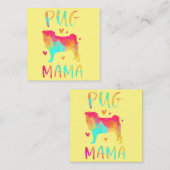 Beste Pug Mam ooit Notitiekaartje (Voorkant / Achterkant)