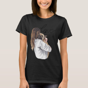 Beste Pug Moeder Vader Ooit Hond Eigenaar Liefhebb T-shirt