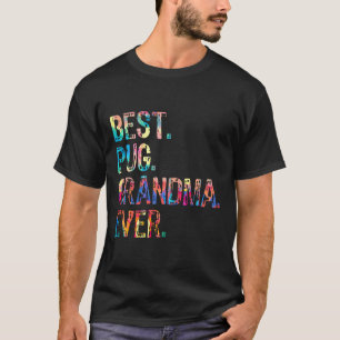 Beste Pug-oma ooit Hondenliefhebber Schilderij T-shirt