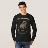 Beste Pug oma ooit - Ik hou van MIJN Hond T-shirt  (Voorkant volledig)