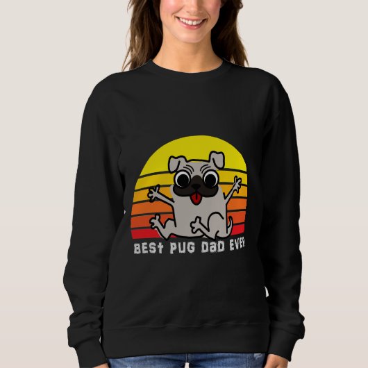 Beste Pug Papa Ever Essential T-shirt 845 (Voorkant)