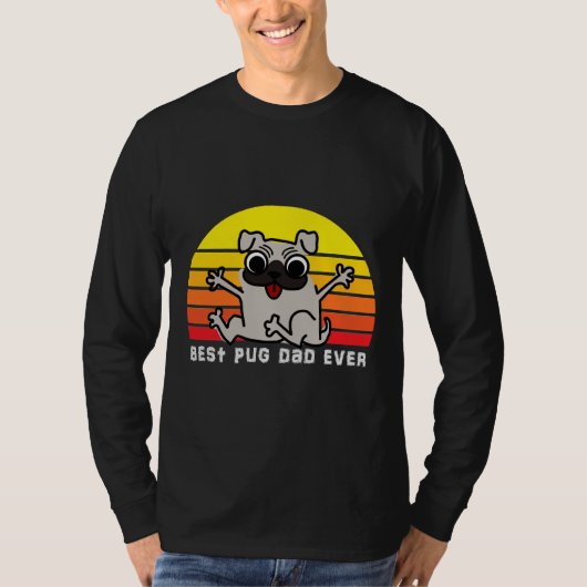 Beste Pug Papa Ever Essential T-shirt 845 (Voorkant)