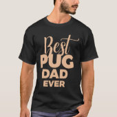 Beste Pug Papa Ever Essential T-Shirt 989 (Voorkant)
