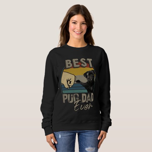 Beste Pug Papa Ooit Essential T-Shirt 217 (Voorkant volledig)