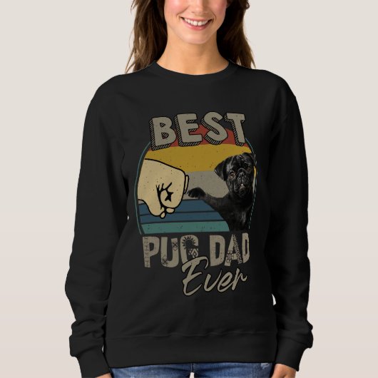 Beste Pug Papa Ooit Essential T-Shirt 217 (Voorkant)