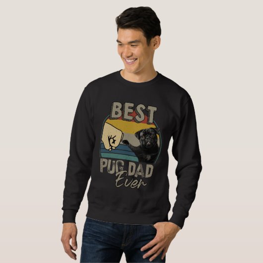 Beste Pug Papa Ooit Essential T-Shirt 217 (Voorkant volledig)