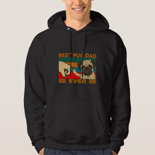 Beste Pug Papa Ooit Klassiek T-shirt Essential T-s (Voorkant)