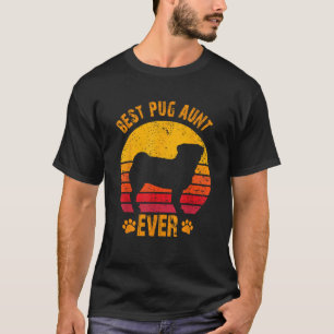 Beste Pug Tante Ooit Grappig Cadeau Tante T Shirt