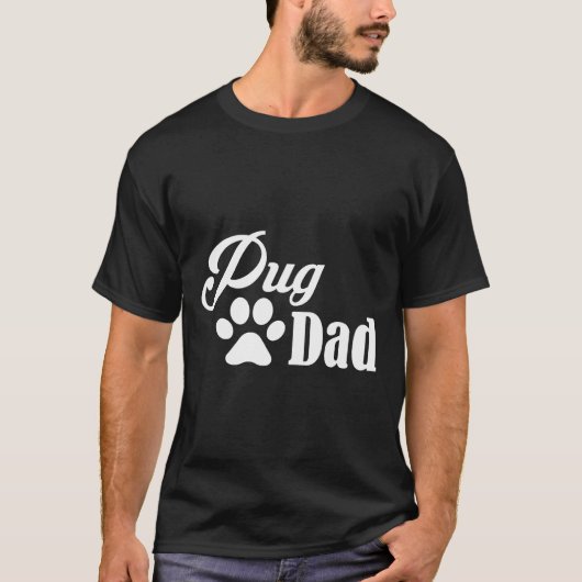 Beste pug vader cadeau idee voor Pug vaders Essen T-shirt (Voorkant)