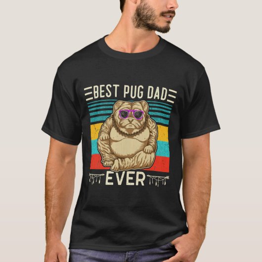 Beste Pug Vader Ooit Essentieel  169 T-shirt (Voorkant)