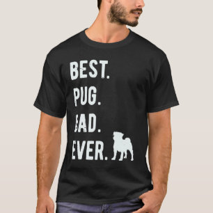Beste Pug Vader Ooit Heren Pug Hond Vader T-shirt