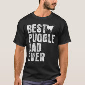 Beste PUGGLE PAPA ooit T-shirt (Voorkant)
