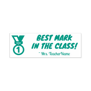 "BESTE PUNT IN DE KLAS!" Het sorteren Rubberzegel Zelfinktende Stempel