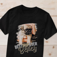 Beste Pup Ooit Moderne Cool Grunge Pet Dog Foto
