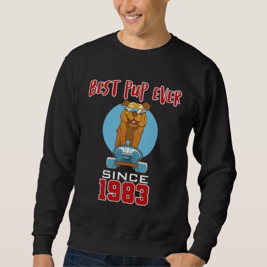 Beste pup ooit sinds 1983 trui (Voorkant)