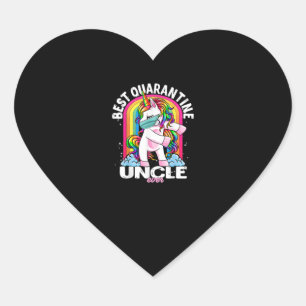 Beste Quarantaine Oom Eenhoorn Flossen Quarantaine Hart Sticker