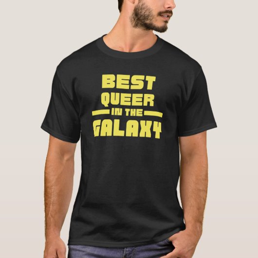 Beste Queer In Het Melkwegstelsel T-shirt (Voorkant)