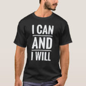 Beste quote die ik kan en wil t-shirt (Voorkant)