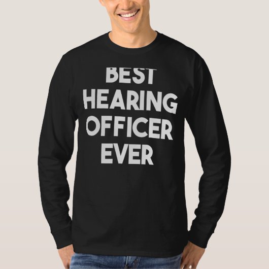 Beste raadadviseur-auditeur t-shirt (Voorkant)