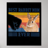 Beste Rabbit mam Ever Moederdag gift Poster (Voorkant)