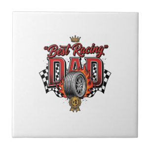 Beste Racing Vader Vintage Band Vaderendag Tegeltje