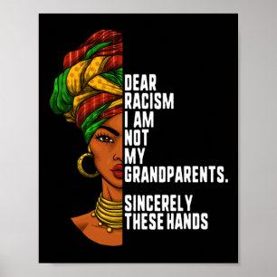 Beste racisme, ik ben niet mijn grootouders femini poster