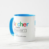 Beste Rancher ooit Zoekmachine Resultaat Met naam Mok (Voorkant links)