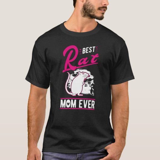 Beste Rat Mam ooit T-shirt (Voorkant)