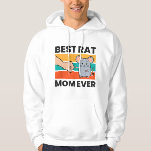 Beste Rat Mom Ever Rat Moeder Hoodie