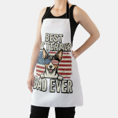 Beste Rat Terrier Vader Ooit Patriottisch Hond Shi Schort (Insitu)