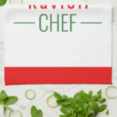 Beste Ravioli Chef ter wereld - gepersonaliseerd Theedoek (Gevouwen)