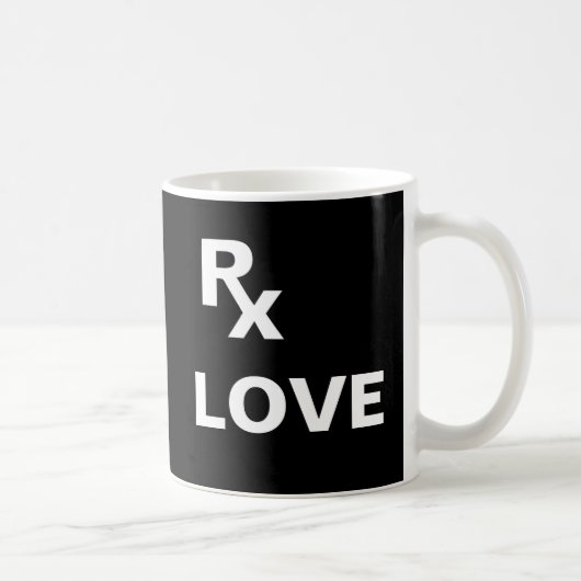 Beste recept - "RX LOVE" - Life Plan Koffiemok (Rechts)