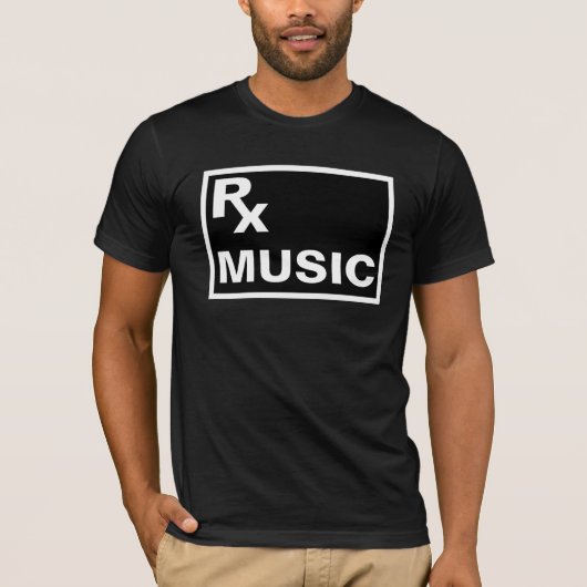 BESTE RECEPT - RX MUSIC - Tunes T-shirt (Voorkant)