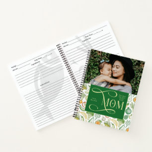 Beste Recepten Moeder Foto Groenten Patroon Notitieboek