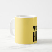 Beste recepTIONIST Gold- en zwarte V04-monitor ter Koffiemok (Voorkant links)