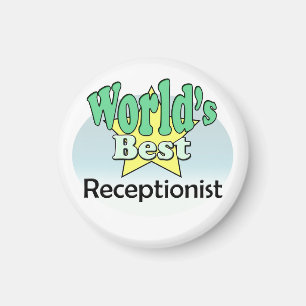 Beste receptionist ter wereld magneet